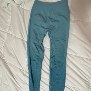 Alphalete Ombré Amplify Leggings in Ocean size xs